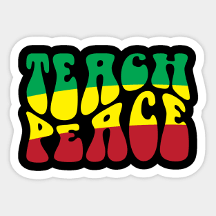 Teace Peace Sticker